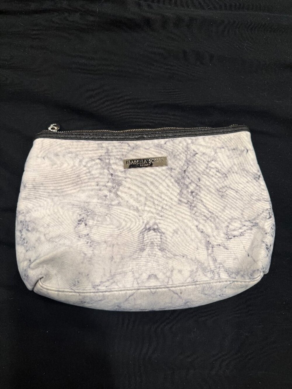 Marble Print Cosmetic Bag